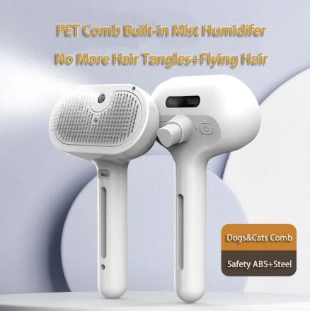 👉 Self-Cleaning Pet Grooming Brush for Dogs & Cats