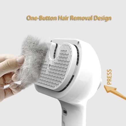 👉 Self-Cleaning Pet Grooming Brush for Dogs & Cats